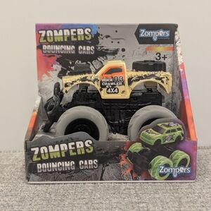 New Zompers Bouncing Cars - Rock Crawler Yellow Truck Toy for kids